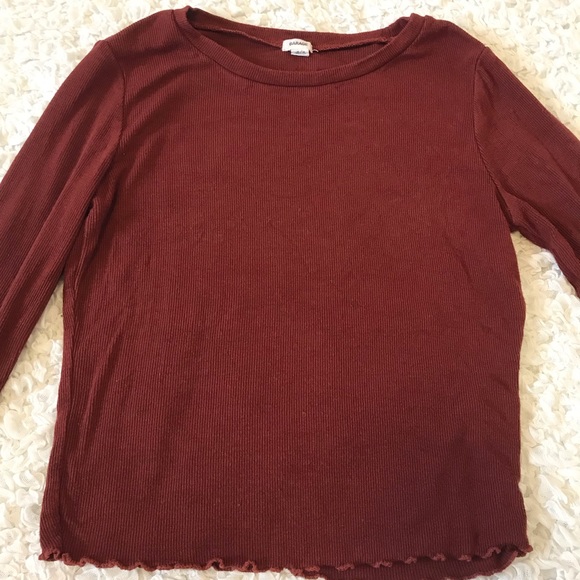 NWOT garage ribbed long sleeve tee - Picture 2 of 7